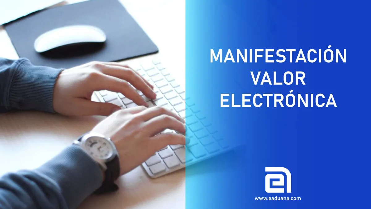 manifestación de valor electrónica méxico