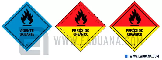 mercancías peligrosas sustancias comburentes y peróxidos orgánicos