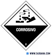 mercancías peligrosas corrosivos
